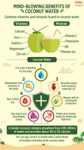 Mind-blowing health benefits of coconut water - Happytummy