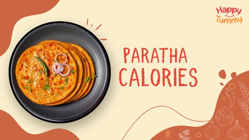 How many calories are there in a Paratha?