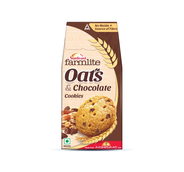Oats & Chocolate Cookies
