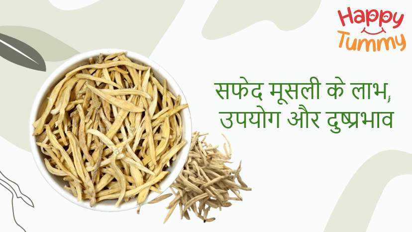 सफेद मूसली के फायदे, उपयोग और दुष्प्रभाव (Safed Musli Benefits in Hindi)