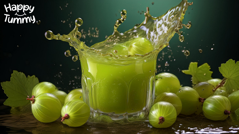 Amla and Pumpkin Leaves Juice