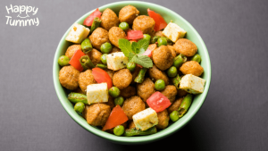 Boiled Soya Chunks Salad