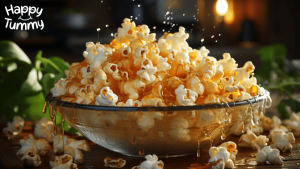 Popcorn With Sprinkled Cheese