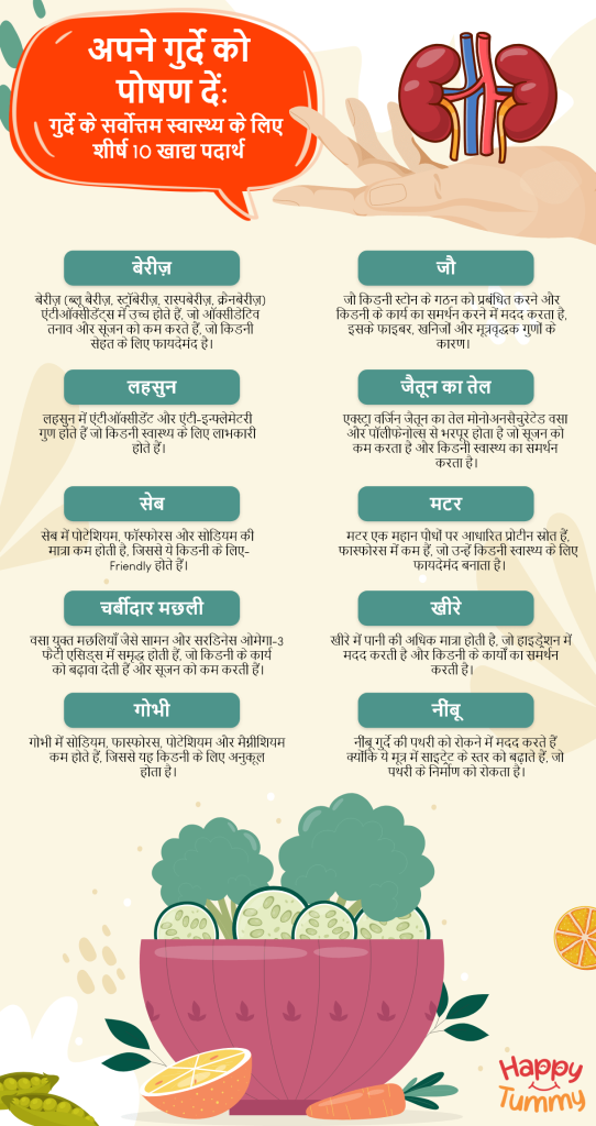 अपने गुर्दे को पोषण दें गुर्दे के सर्वोत्तम स्वास्थ्य के लिए शीर्ष 10 खाद्य पदार्थ