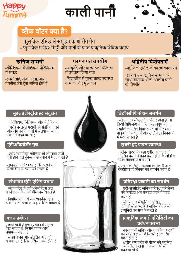 काला पानी पीने के फायदे