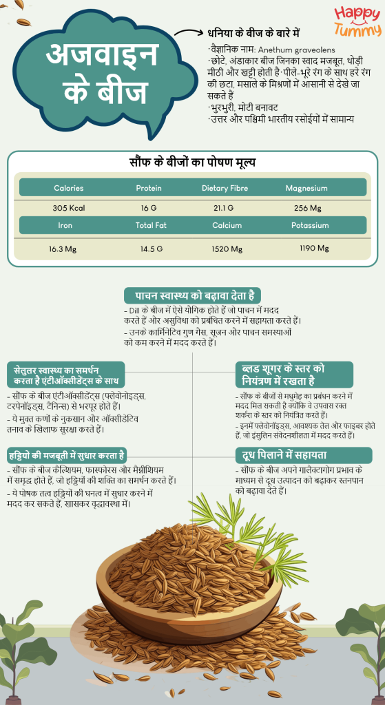 डिल के बीज के स्वास्थ्य लाभ 
