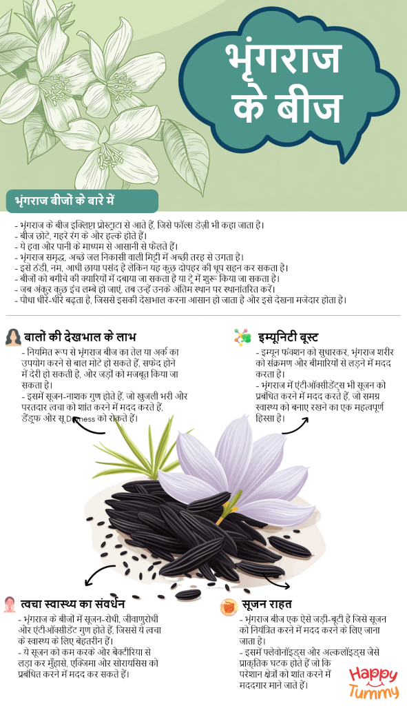 भृंगराज बीज के लाभ 