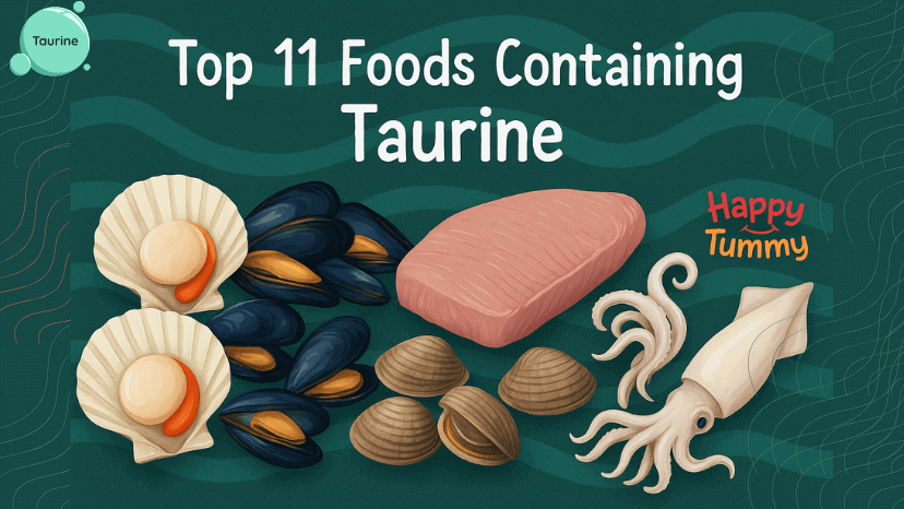 Taurine Sources: Top 11 Foods High in Taurine