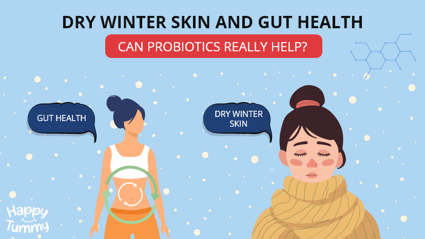 Dry Winter Skin from Poor Gut? Probiotic Fixes